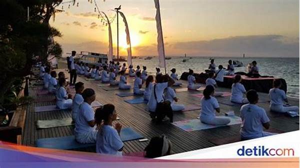 Tren Yoga Di Pantai Anyer Jadi Gaya Hidup Baru Warga