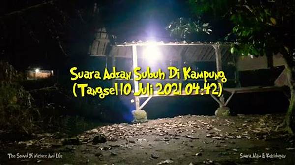 Adzan Subuh Serang Banten