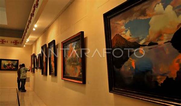 Foto: Pameran Seni Lukis Banten Di Alun-alun Serang