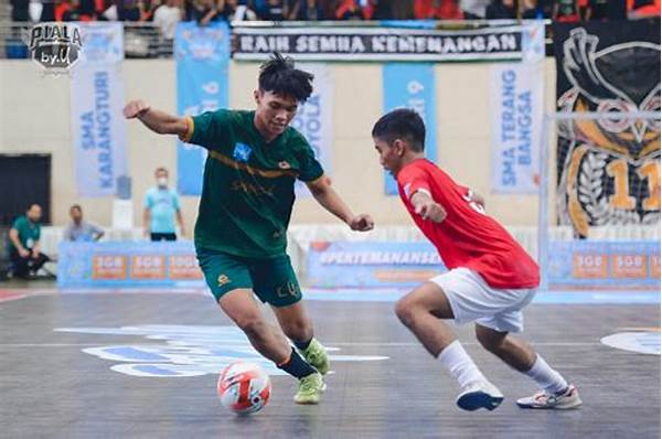 [video Olahraga] Sorakan Suporter Saat Pertandingan Futsal Antar Instansi Di Serang!