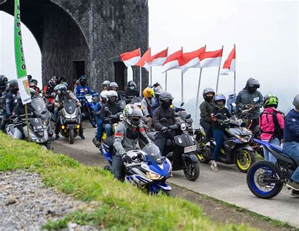 Gaya Hidup Touring! Komunitas Motor Serang Gelar Touring Keliling Kota Tua Banten!
