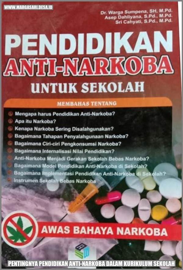 Opini Pendidikan: Bahaya Narkoba Di Sekolah: Kurikulum Anti-narkoba Perlu Diberlakukan Lebih Intensif Di Serang!