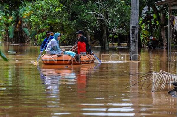 Sosial! Ratusan Rumah Di Serang Utara Terendam Banjir Rob, Warga Mengungsi Ke Masjid Agung!